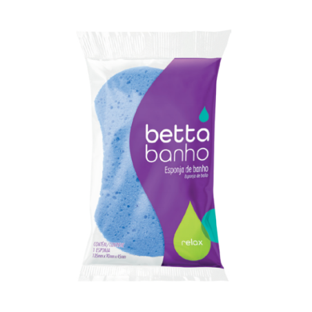 BETTABANHO ESPONJA DE BAÑO 1X60
