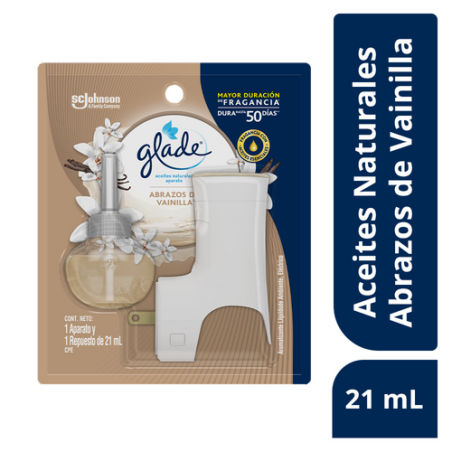 GLADE aceite ap+rep ABRAZOS DE VAINILLA 21ML 12