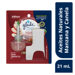 GLADE aceite ap+rep MANZANA Y CANELA 21ML12