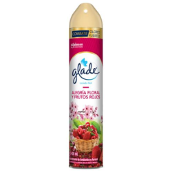 GLADE AEROSOL ALEGRIA FLORAL FRUTOS ROJOS 400MLX12