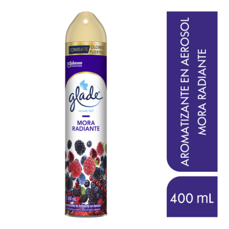 GLADE AEROSOL MORA RADIANTE400ML X12