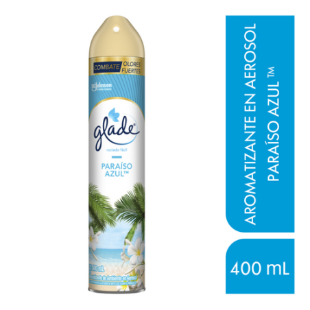GLADE AEROSOL PARAISO AZUL400 12