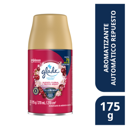 GLADE AUTOM rep x1 FLORAL Y FRUTOS ROJOS 175G 6