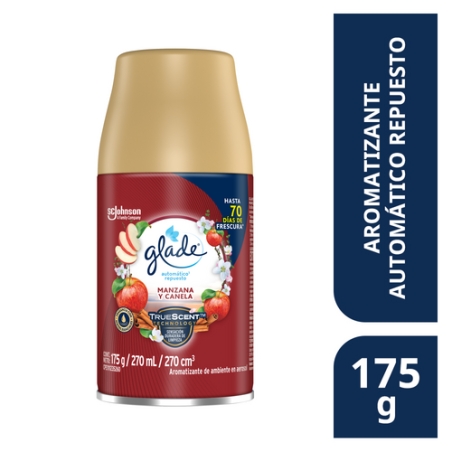 glade AUTOM rep x1 MANZANA CANELA 175G 6