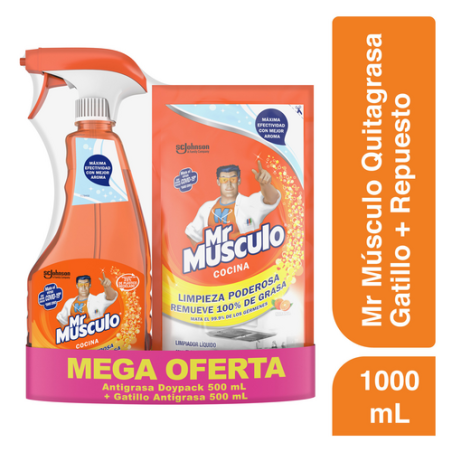 MR MUSCULO cocina gatillo DYPCK 500ML 12