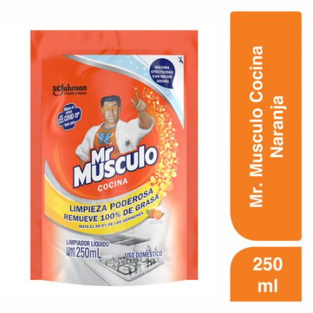 MR MUSCULO COCINA NARANJA DOYPACK 250ml 18