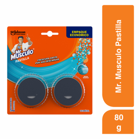 MR MUSCULO TANQUE AZUL TWINPACK 80G 12