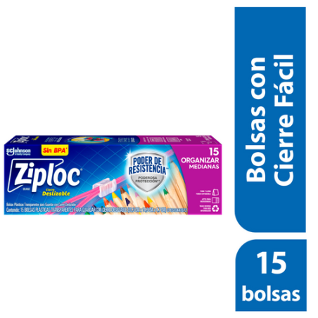 ZIPLOC F organizar MED 15 UN 12