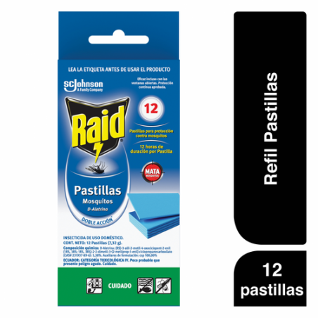RAID PASTILLAS ARMONIZADAS REPX 12 24