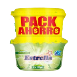 estrella LAVA VAJILLA PACK LIMON 180G+180G 24