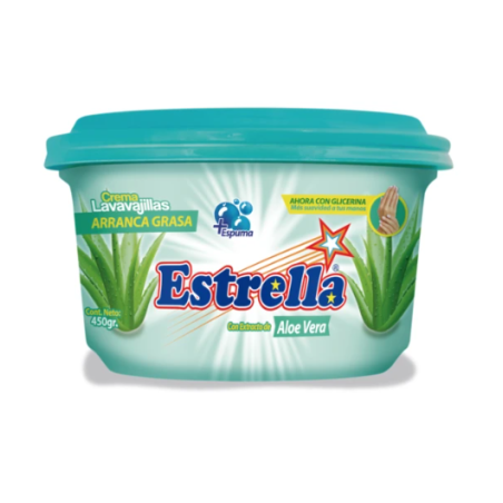 ESTRELLA LAVA VAJILLAS ALOE VERA 450GRS 24