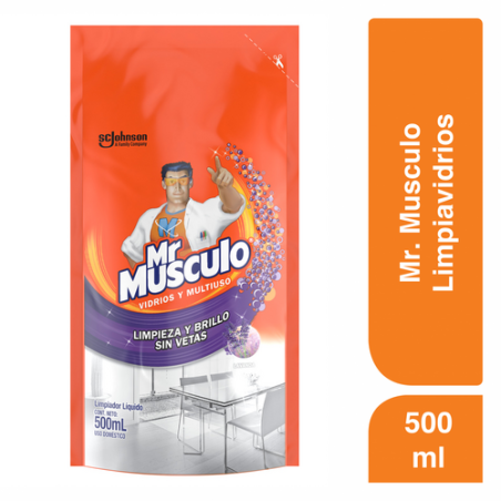 MR MUSCULO VIDRIO LAVANDA DOYPACK 500ml 12