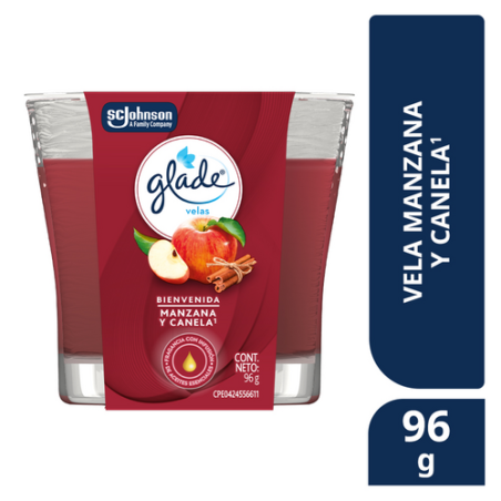 GLADE VELA MANZANA CANELA 96GR 6