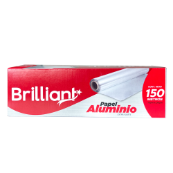 BRILLIANT PAPEL ALUMINO 150M X6