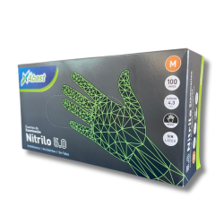 ABAST GUANTE NITRILO NEGRO 5,0 M X10